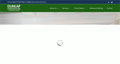 Desktop Screenshot of dunlap-construction.com